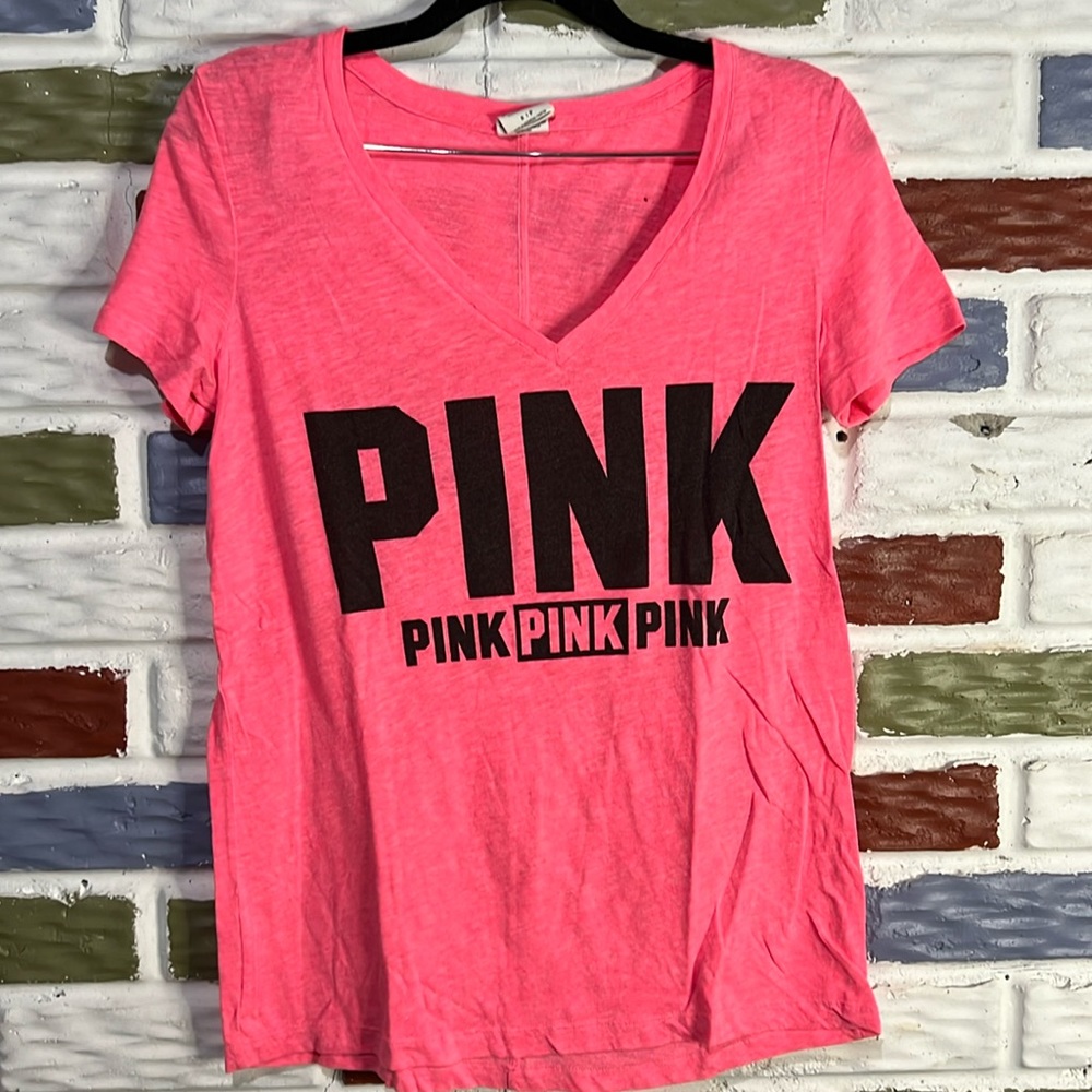PINK Victorias Secret Women’s Logo Oversized T-Shirt - Size Small